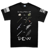 Evolution of Pew Men's T-shirt Style001