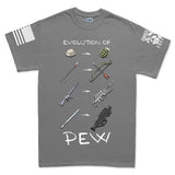 Evolution of Pew Men's T-shirt Style001