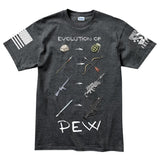 Evolution of Pew Men's T-shirt Style001