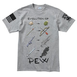 Evolution of Pew Men's T-shirt
