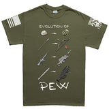 Evolution of Pew Men's T-shirt Style001