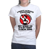 Exercise Your Right To Bear Arms Ladies T-shirt Style001
