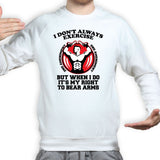 Exercise Your Right To Bear Arms Sweatshirt Style001