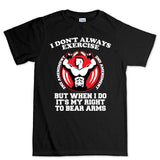 Exercise Your Right To Bear Arms Men's T-shirt Style001