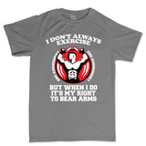 Exercise Your Right To Bear Arms Men's T-shirt Style001