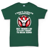Exercise Your Right To Bear Arms Men's T-shirt Style001