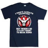 Exercise Your Right To Bear Arms Men's T-shirt Style001