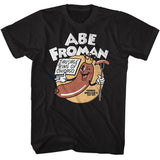 Ferris Bueller's Day Off - Abe Froman 2 - American Classics - Solid Black Adult Short Sleeve T-Shirt