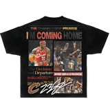 Lebron James Newspaper Flyer Vintage Shirt