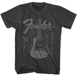 Fender - American Vintage - American Classics - Solid Gray Adult Short Sleeve T-Shirt