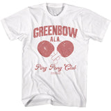 Forrest Gump - Greenbow Ping Pong - American Classics - Solid White Adult Short Sleeve T-Shirt