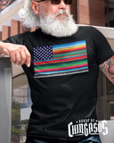 Mexcellent Old School Serape Flag T-Shirt