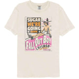 Fall Out Boy - Sugar Were Going Down Lyrics - American Classics - Solid Beige Adult Short Sleeve Comfort Color T-Shirt