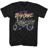 Bigfoot - Multicolor - American Classics - Solid Black Adult Short Sleeve T-Shirt