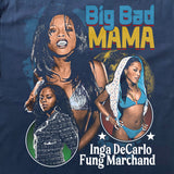 FOXY BROWN-BIG BAD MAMA HEAVYWEIGHT BLACK T-SHIRT
