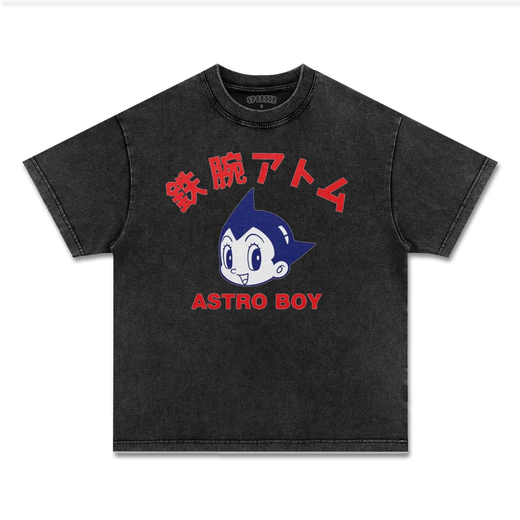 UNISEX ANIME INSPIRED VINTAGE TEEä¸¨ASTRO BOY-[FRONT]