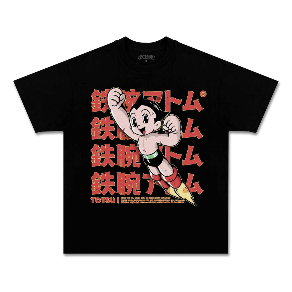 UNISEX ANIME INSPIRED VINTAGE TEEä¸¨ASTRO BOY-[FRONT] Style002