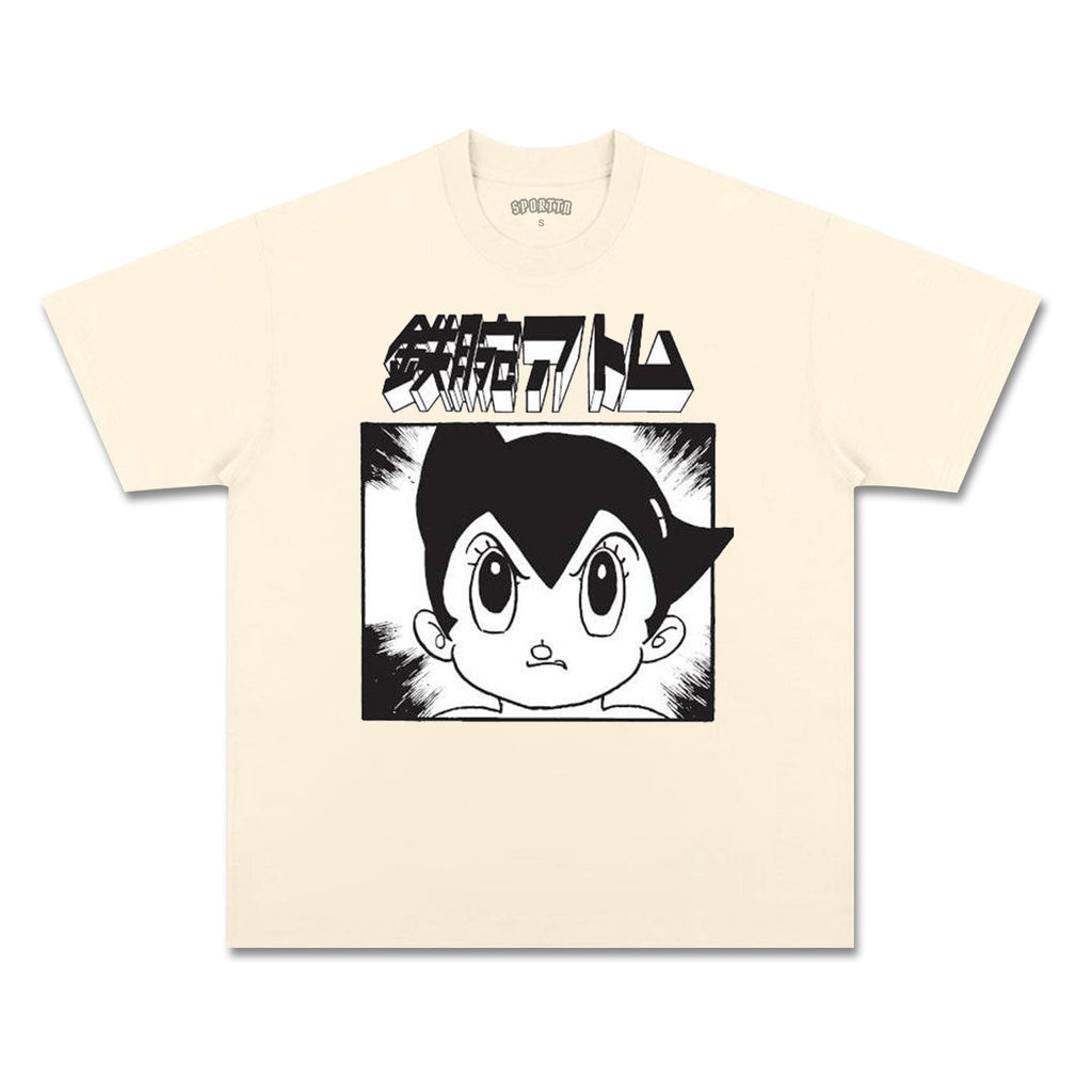 UNISEX ANIME INSPIRED VINTAGE TEEä¸¨ASTRO BOY-[FRONT] Style004