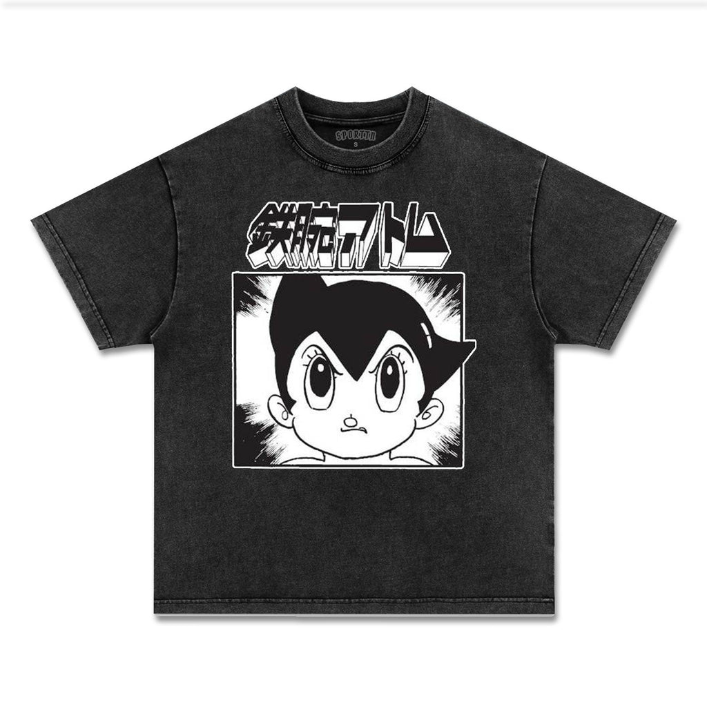 UNISEX ANIME INSPIRED VINTAGE TEEä¸¨ASTRO BOY-[FRONT] Style004
