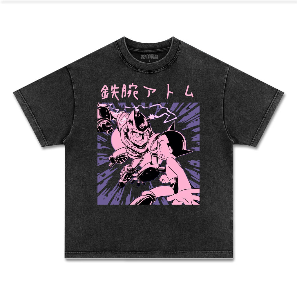 UNISEX ANIME INSPIRED VINTAGE TEEä¸¨ASTRO BOY-[FRONT] Style005