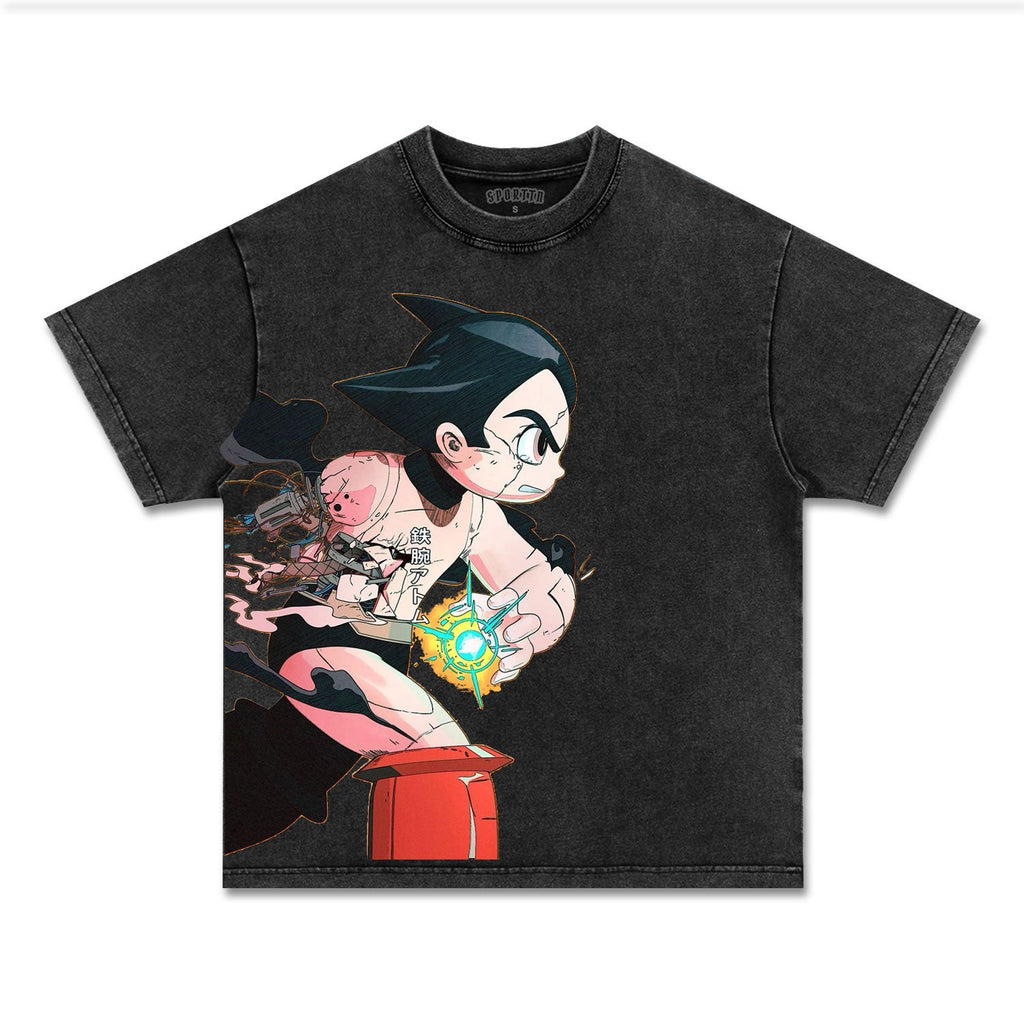 UNISEX ANIME INSPIRED VINTAGE TEEä¸¨ASTRO BOY-[FRONT] Style007