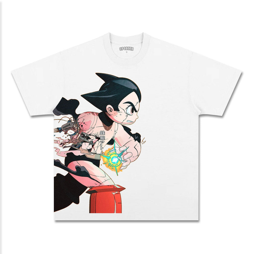 UNISEX ANIME INSPIRED VINTAGE TEEä¸¨ASTRO BOY-[FRONT] Style007