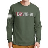 Fuck Covid-19 Long Sleeve T-shirt Style001