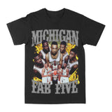 Michigan "Fab Five" Graphic Tee Style001
