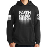 Faith Family Freedom Hoodie Style001