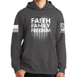 Faith Family Freedom Hoodie Style001