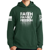 Faith Family Freedom Hoodie Style001