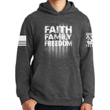 Faith Family Freedom Hoodie Style001