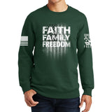 Faith Family Freedom Sweatshirt Style001