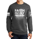 Faith Family Freedom Sweatshirt Style001