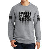 Faith Family Freedom Sweatshirt Style001