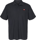 THE KING OF FIGHTERS - 'Terry Cap' Small Logo Embroidered Polo Shirt - Black
