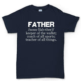 Father Definition Men's T-shirt Style001