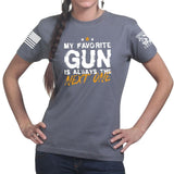 Ladies TYM Favorite Gun T-shirt Style001
