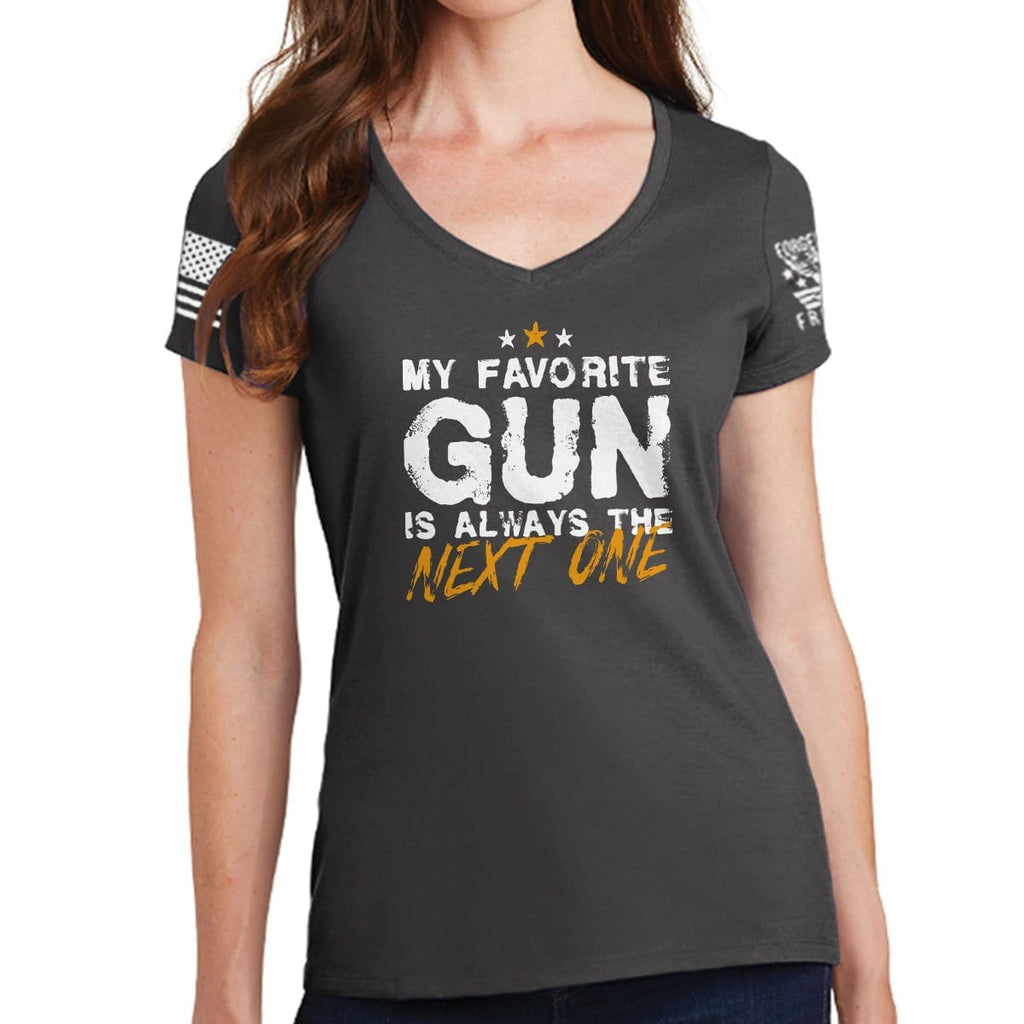 Ladies TYM Favorite Gun V-Neck T-shirt Style001