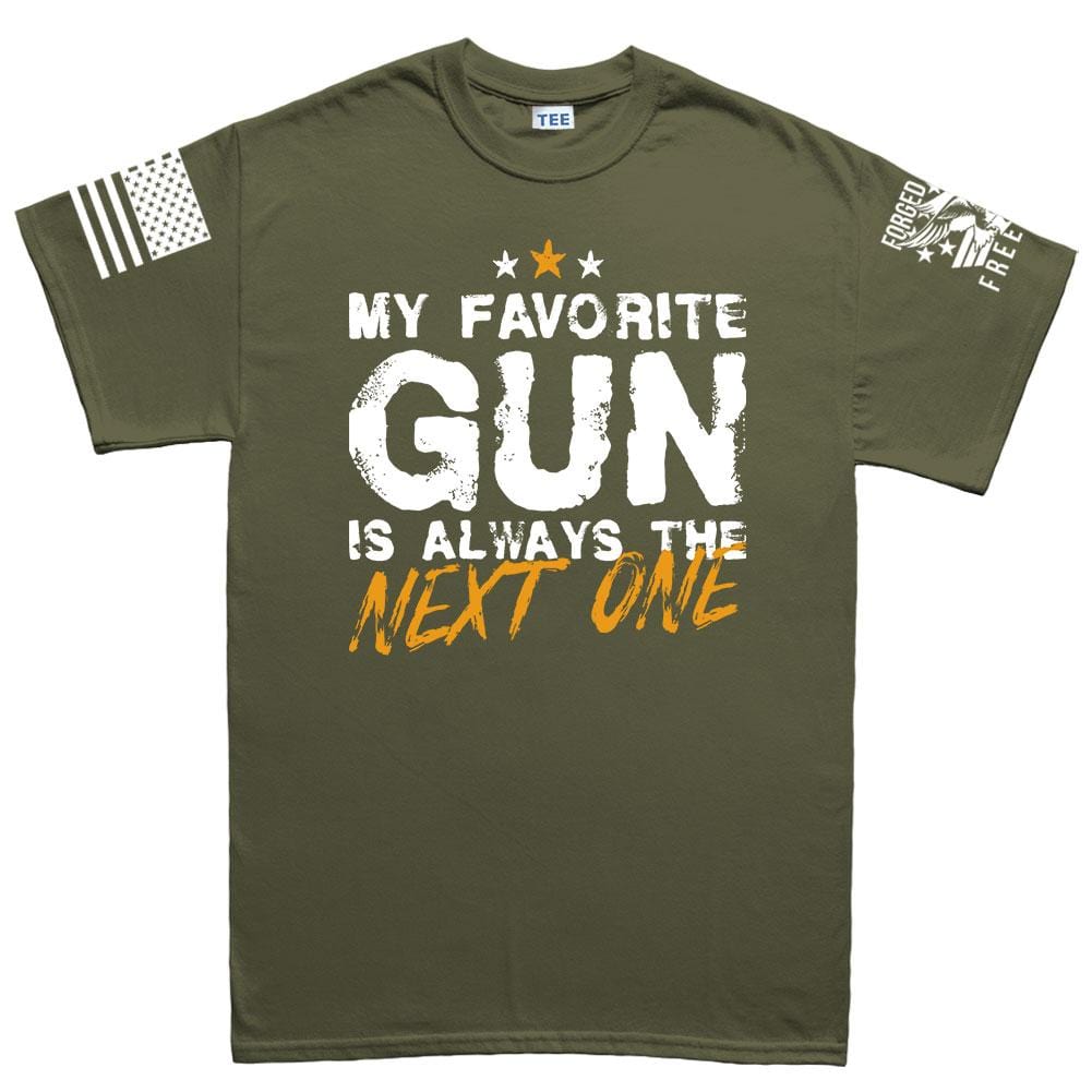 Mens TYM Favorite Gun T-shirt Style001