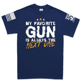 Mens TYM Favorite Gun T-shirt Style001
