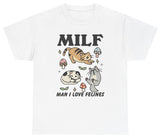 Man I Love Felines Tee