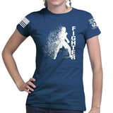 Ladies Fighter Silhouette T-shirt
