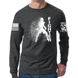 Fighter Silhouette Long Sleeve T-shirt