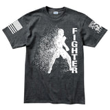 Men's Fighter Silhouette T-shirt Style001
