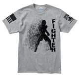 Men's Fighter Silhouette T-shirt Style001