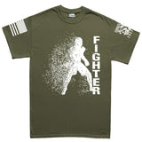 Men's Fighter Silhouette T-shirt Style001