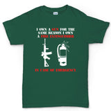 I Own A Gun Men's T-shirt