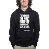 First Rule of Gunfight Mens Hoodie Style001