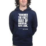First Rule of Gunfight Mens Hoodie